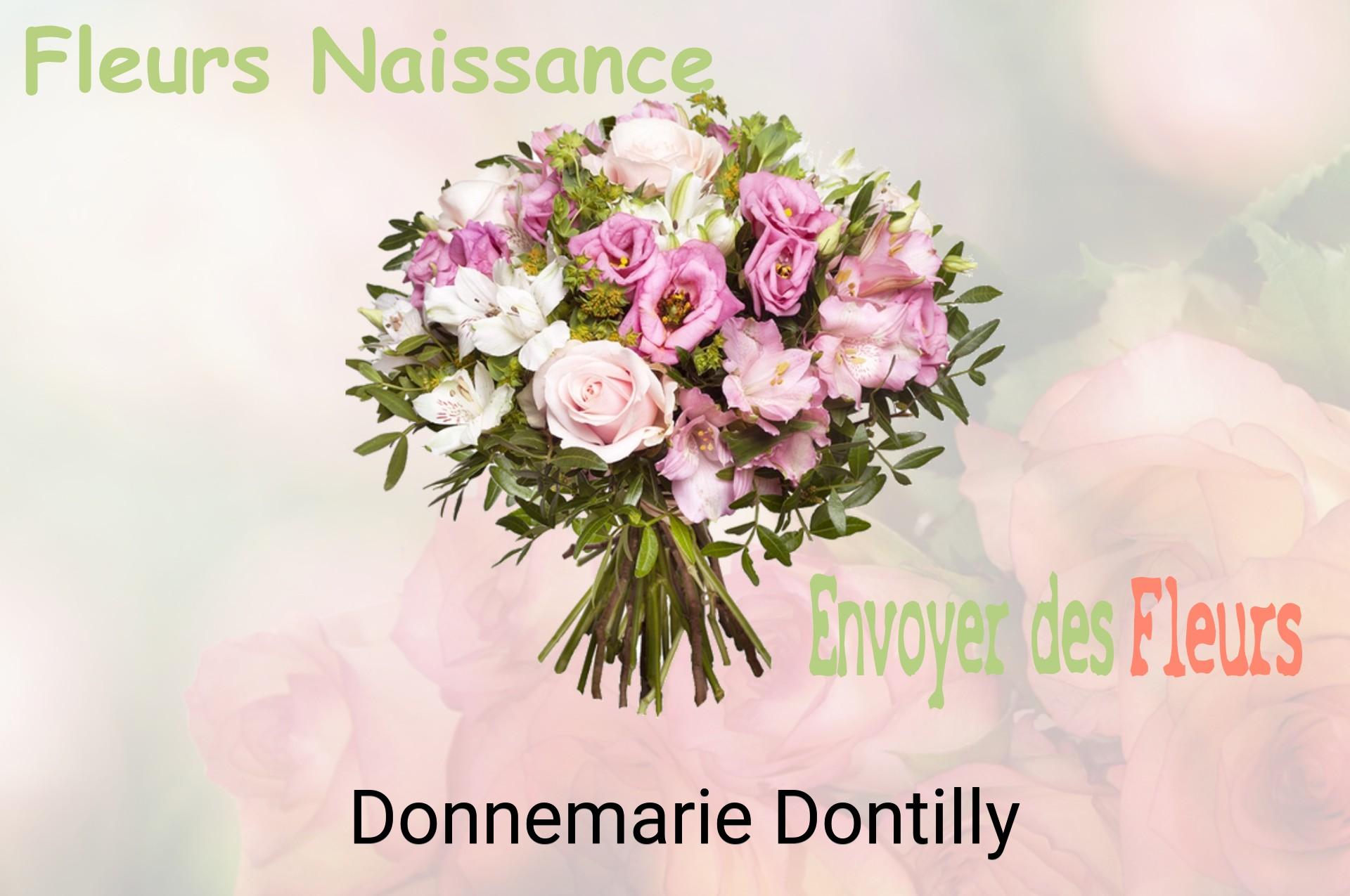 Bouquet de fleurs de naissance livré à Donnemarie-Dontilly